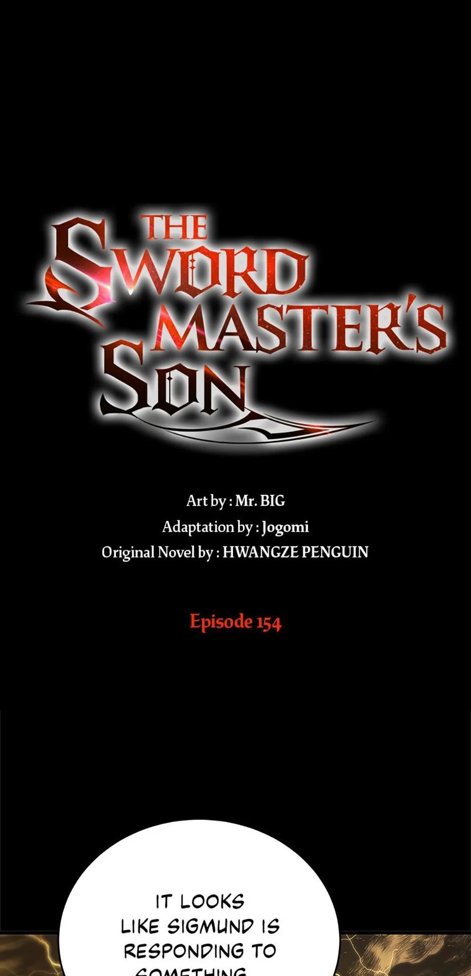 The Swordmaster’s Son Chapter 154 — page 1