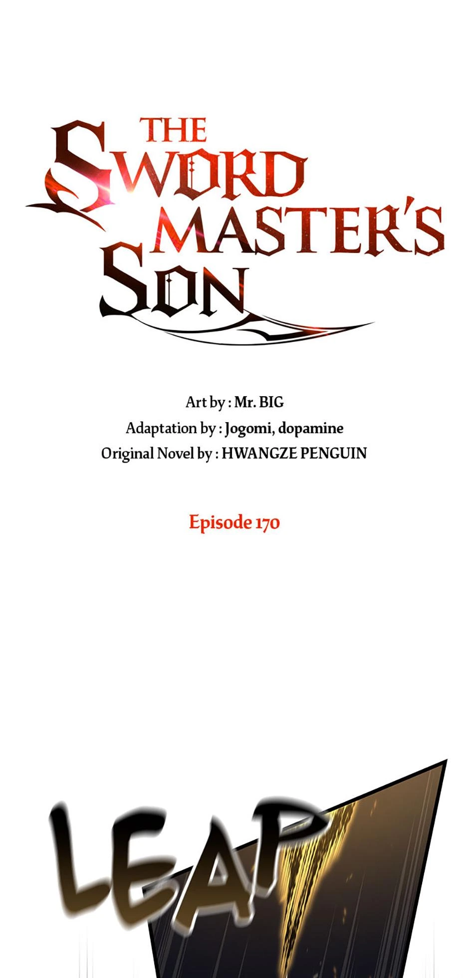 The Swordmaster’s Son Chapter 170 — page 1