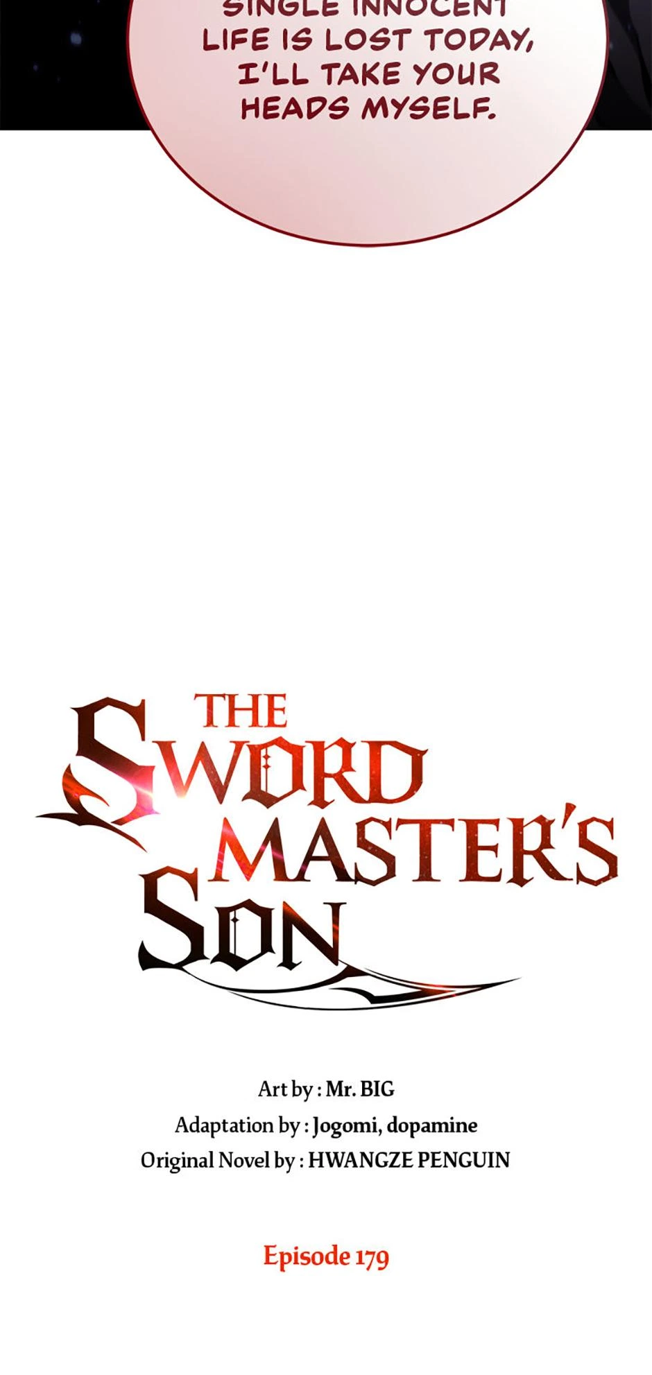 The Swordmaster’s Son Chapter 179 — page 9