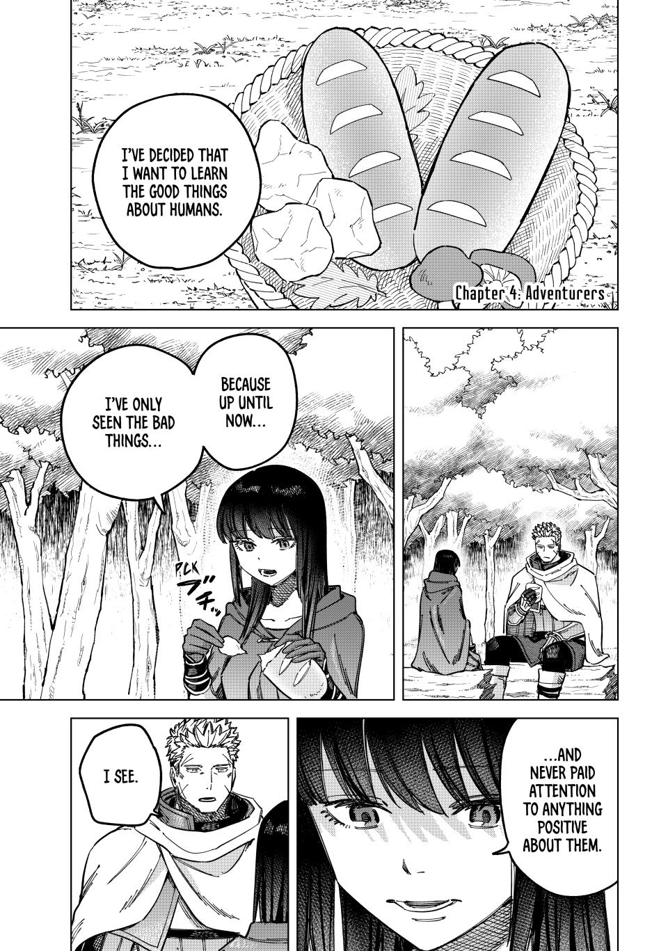 The Witch and the Mercenary Chapter 4 — page 1