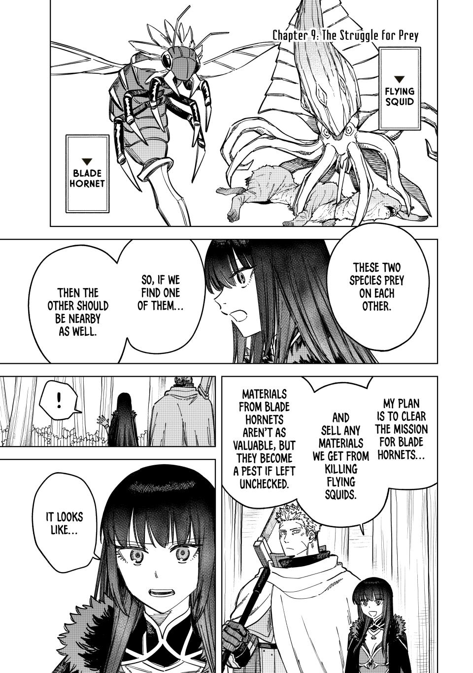 The Witch and the Mercenary Chapter 9 — page 1