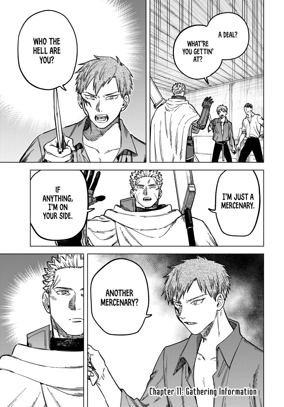 The Witch and the Mercenary Chapter 11 — page 1
