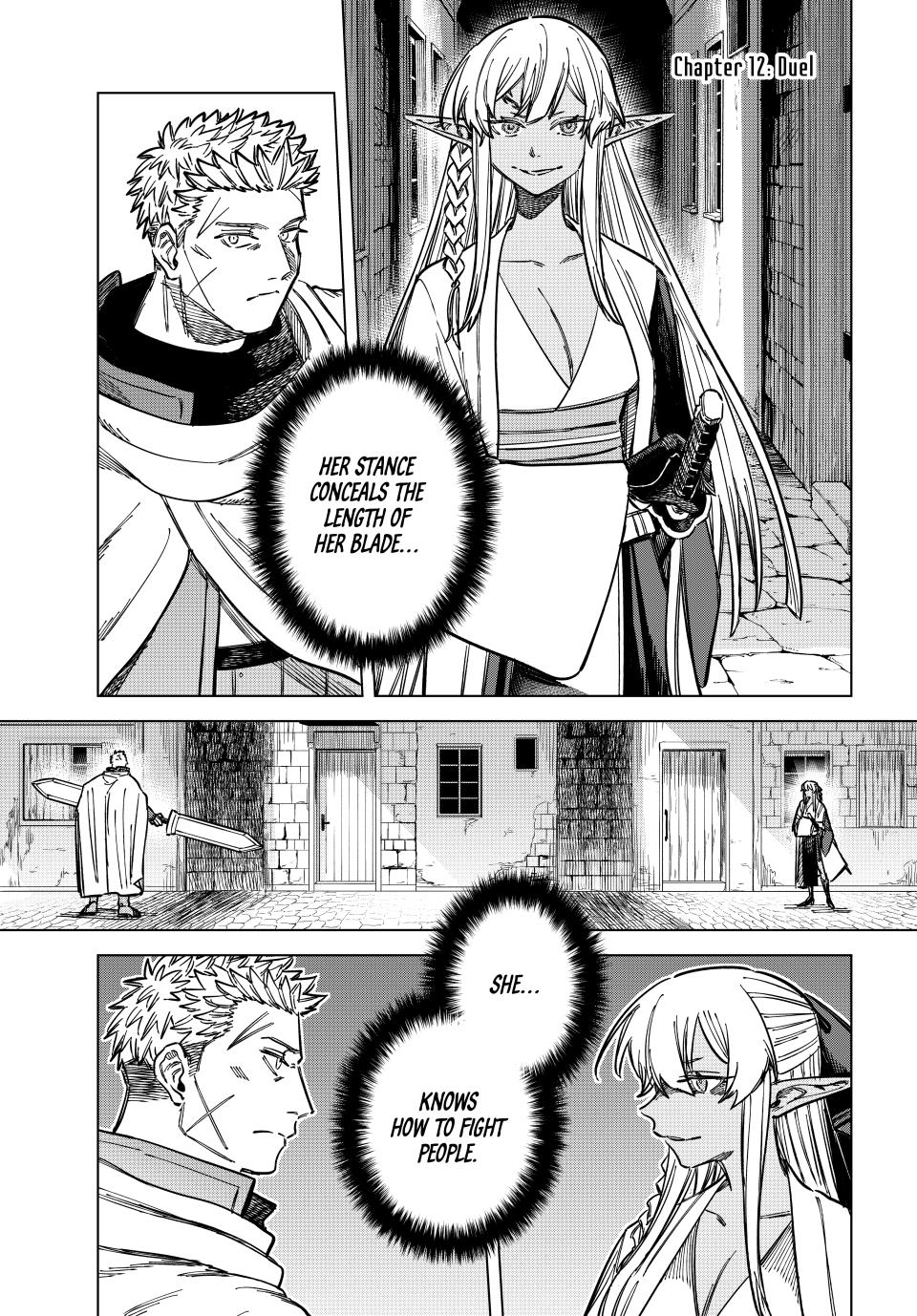 The Witch and the Mercenary Chapter 12 — page 1