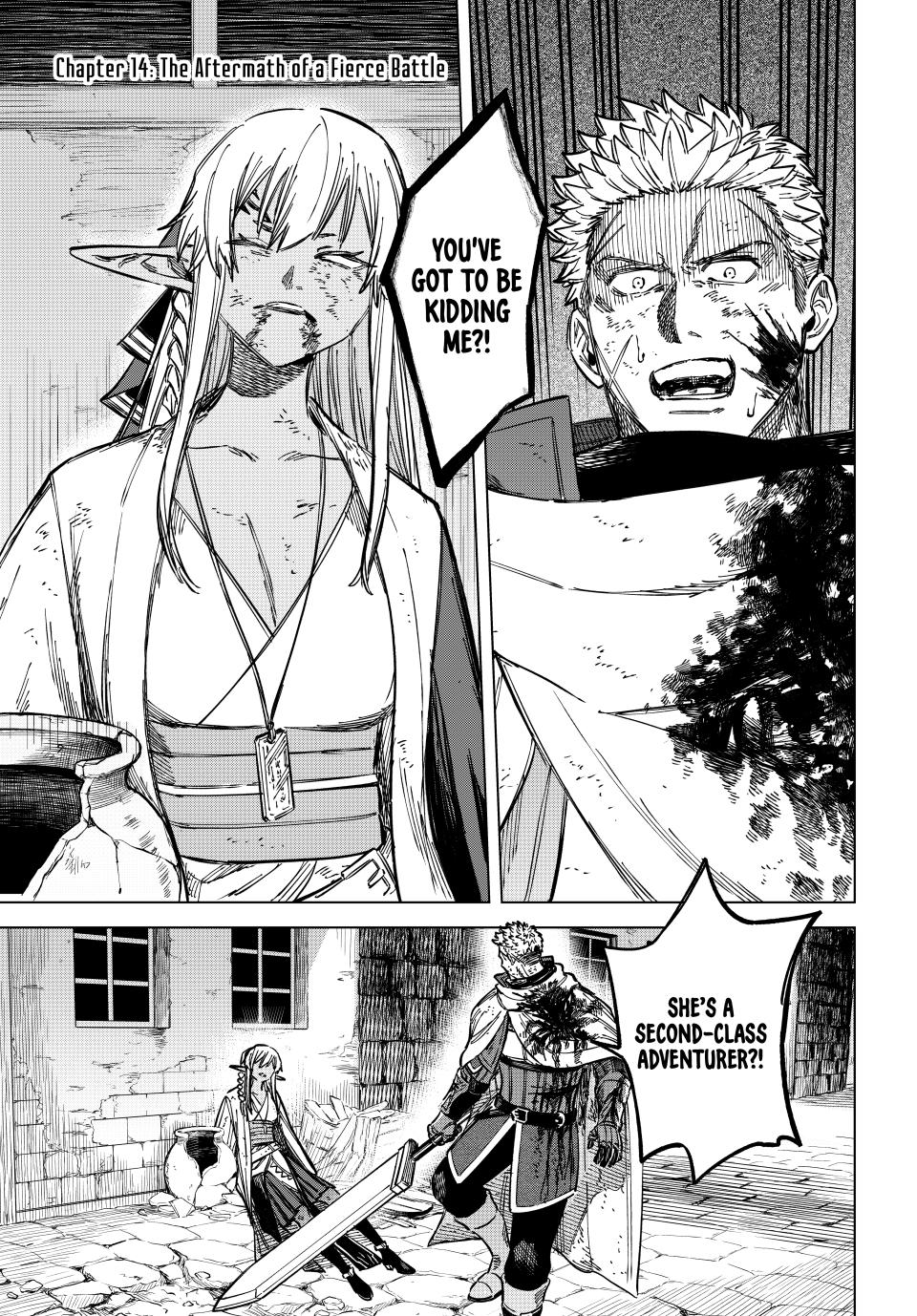 The Witch and the Mercenary Chapter 14 — page 1