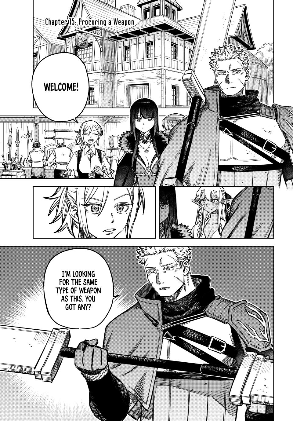 The Witch and the Mercenary Chapter 15 — page 1