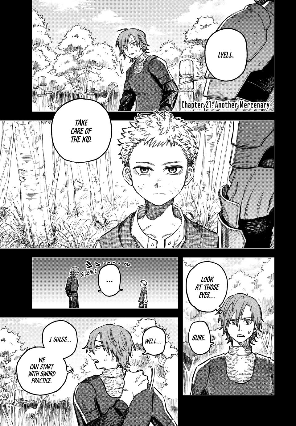 The Witch and the Mercenary Chapter 21 — page 1