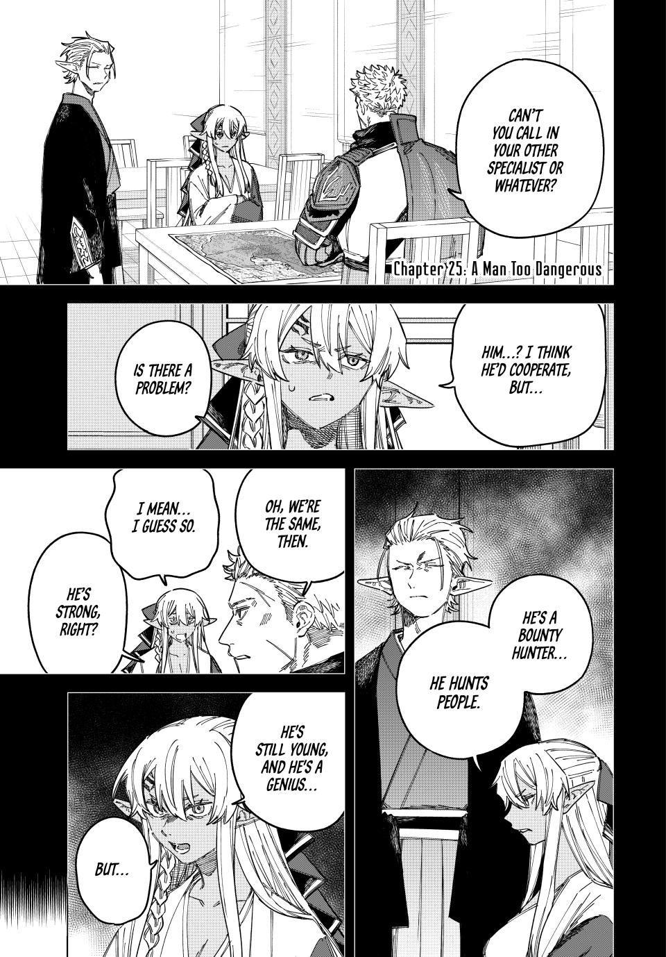 The Witch and the Mercenary Chapter 25 — page 1