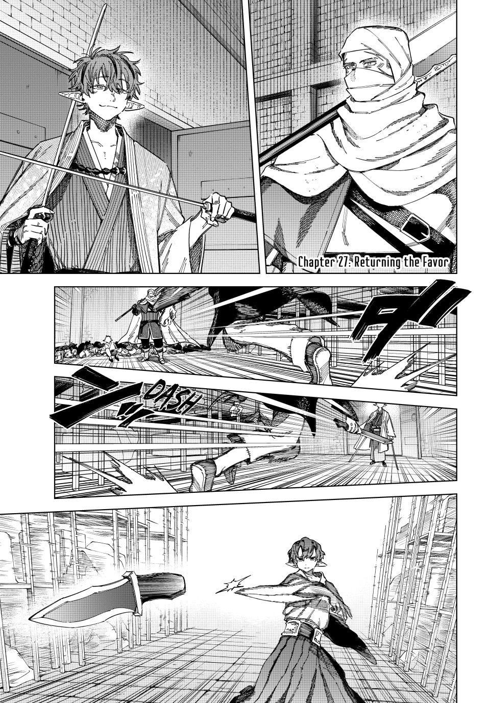 The Witch and the Mercenary Chapter 27 — page 1