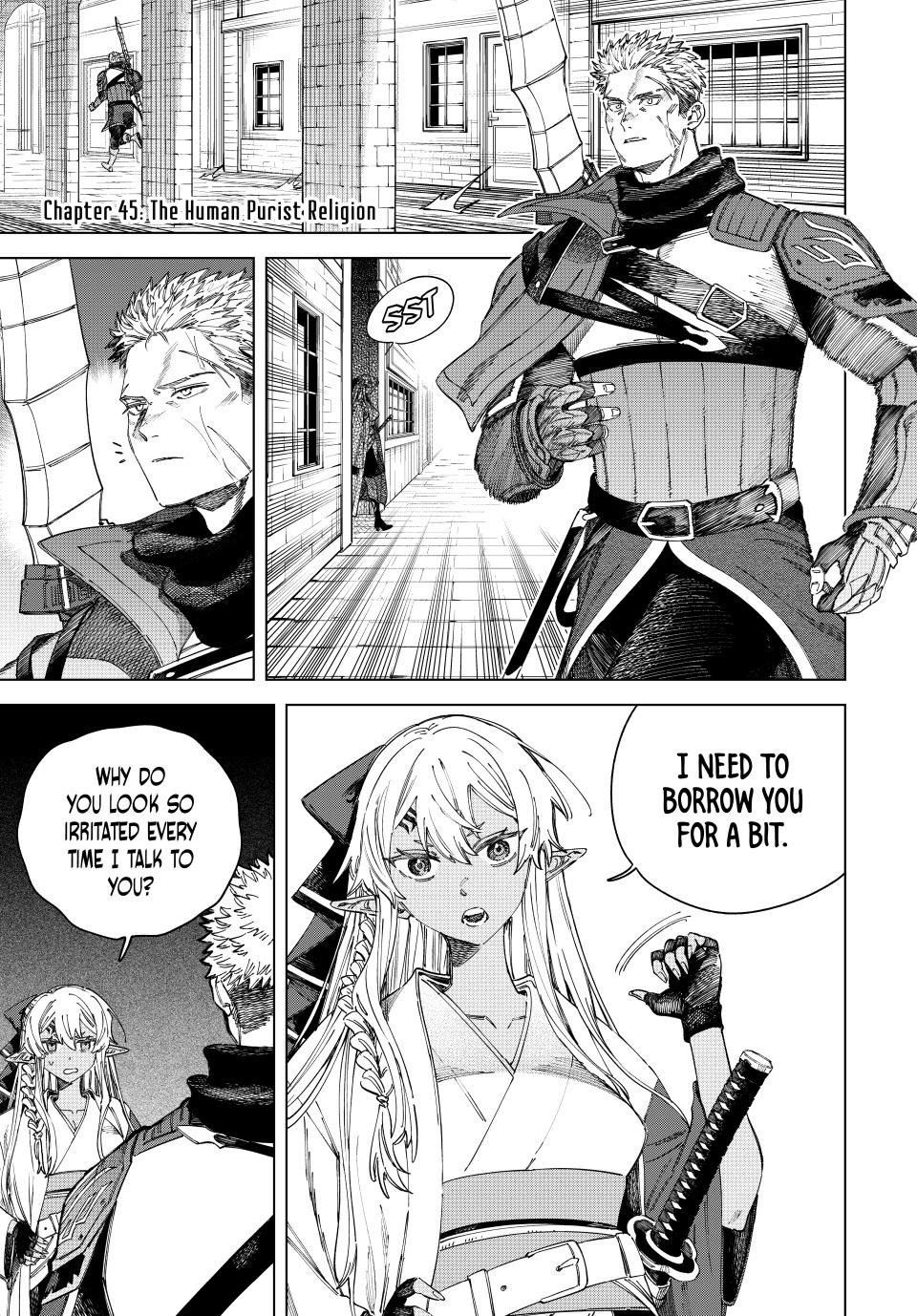 The Witch and the Mercenary Chapter 45 — page 1