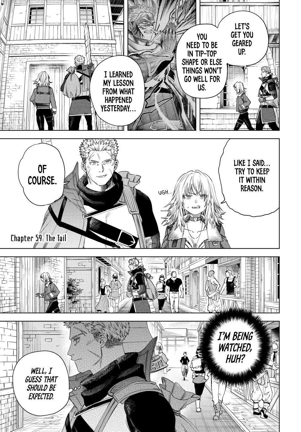 The Witch and the Mercenary Chapter 59 — page 1