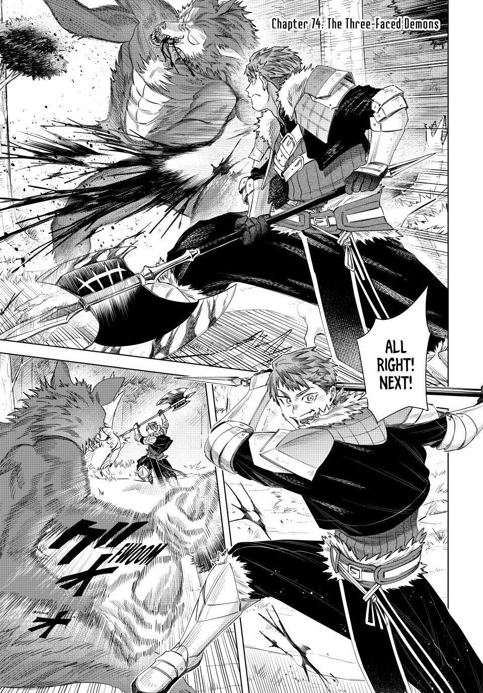 The Witch and the Mercenary Chapter 74 — page 1