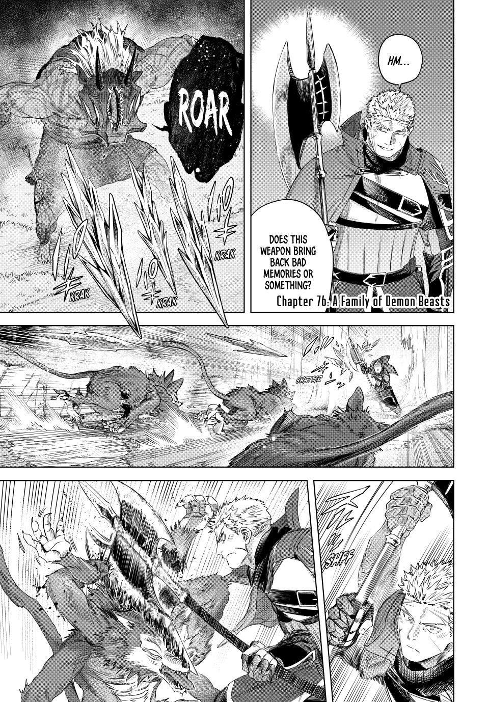 The Witch and the Mercenary Chapter 76 — page 1