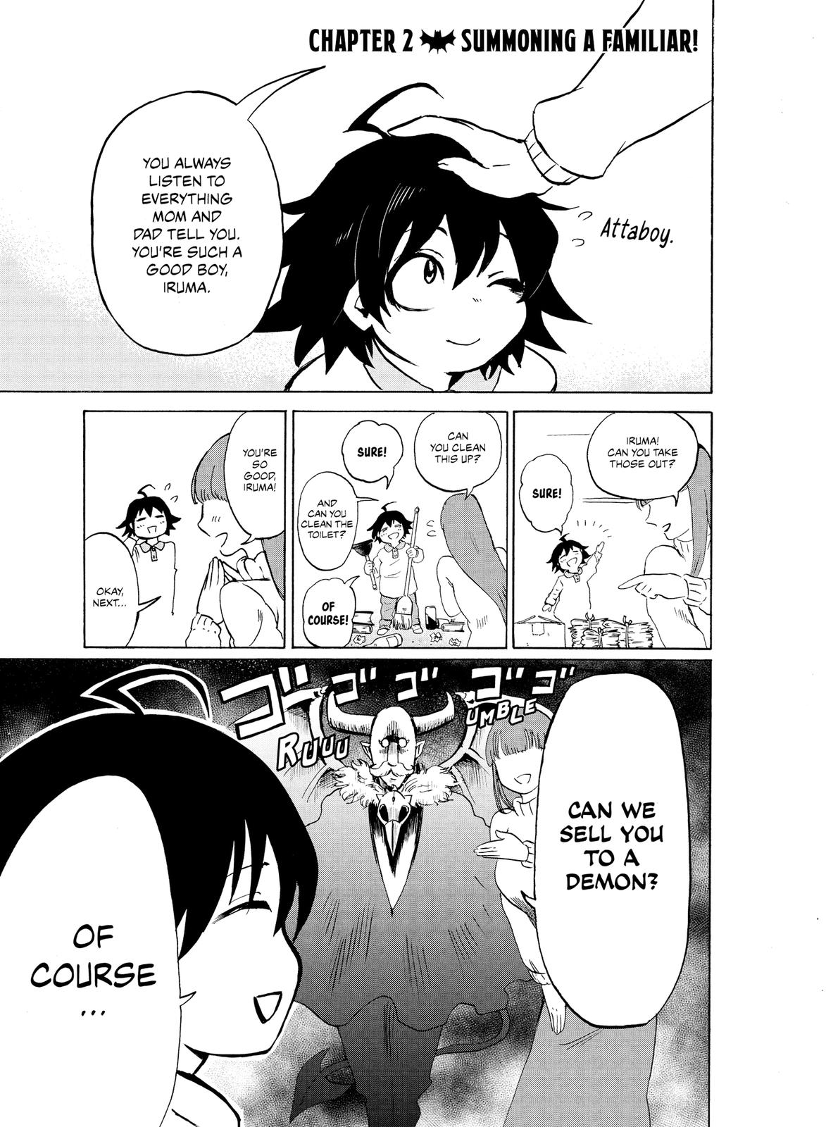 Welcome to Demon School! Iruma-kun Chapter 2 — page 1