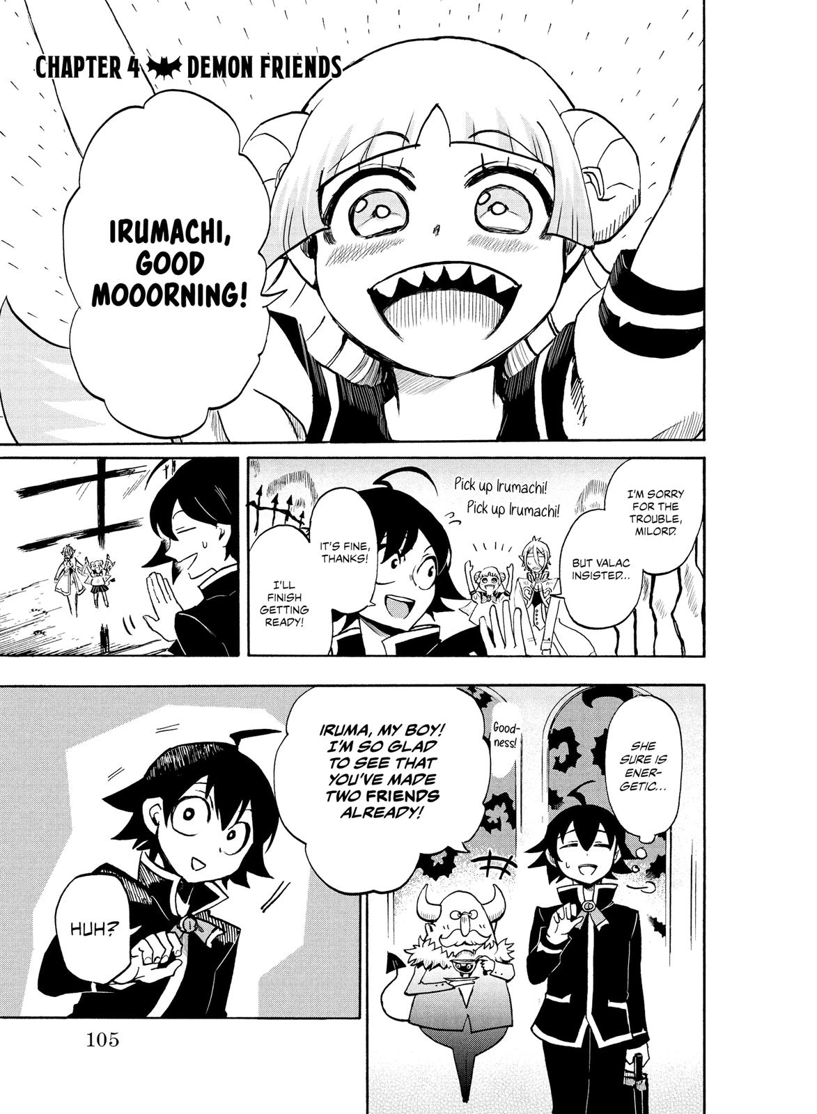 Welcome to Demon School! Iruma-kun Chapter 4 — page 1