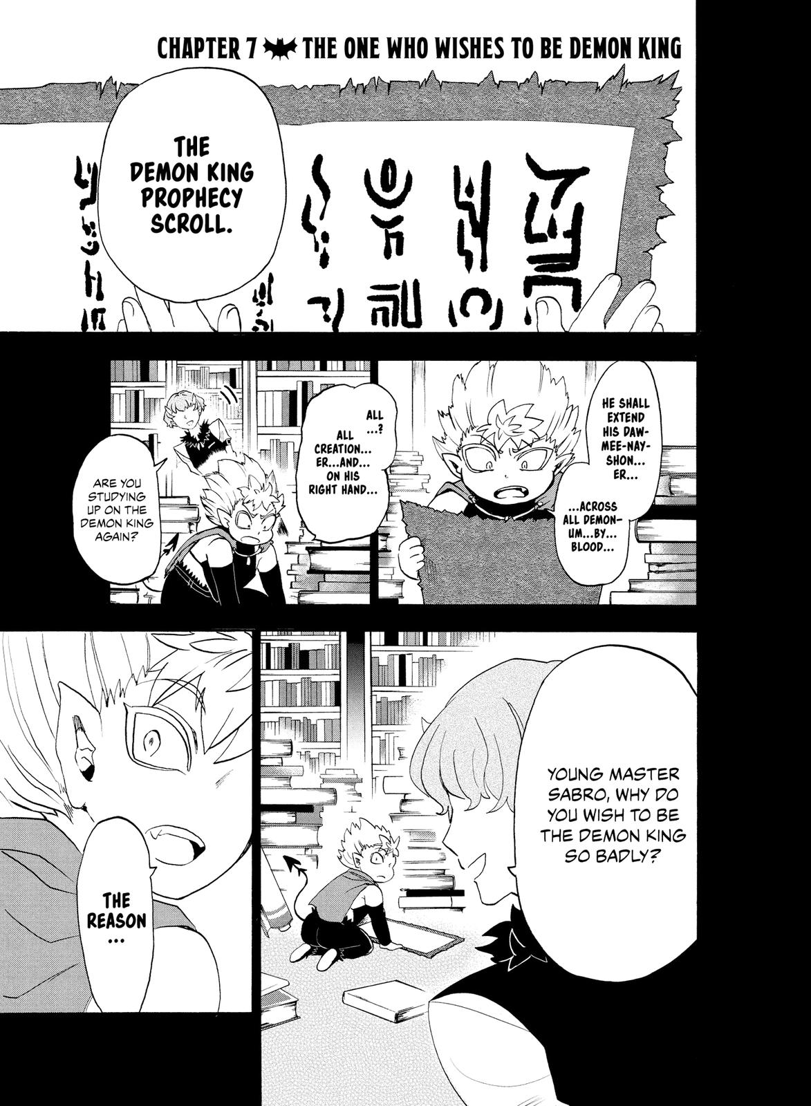 Welcome to Demon School! Iruma-kun Chapter 7 — page 1