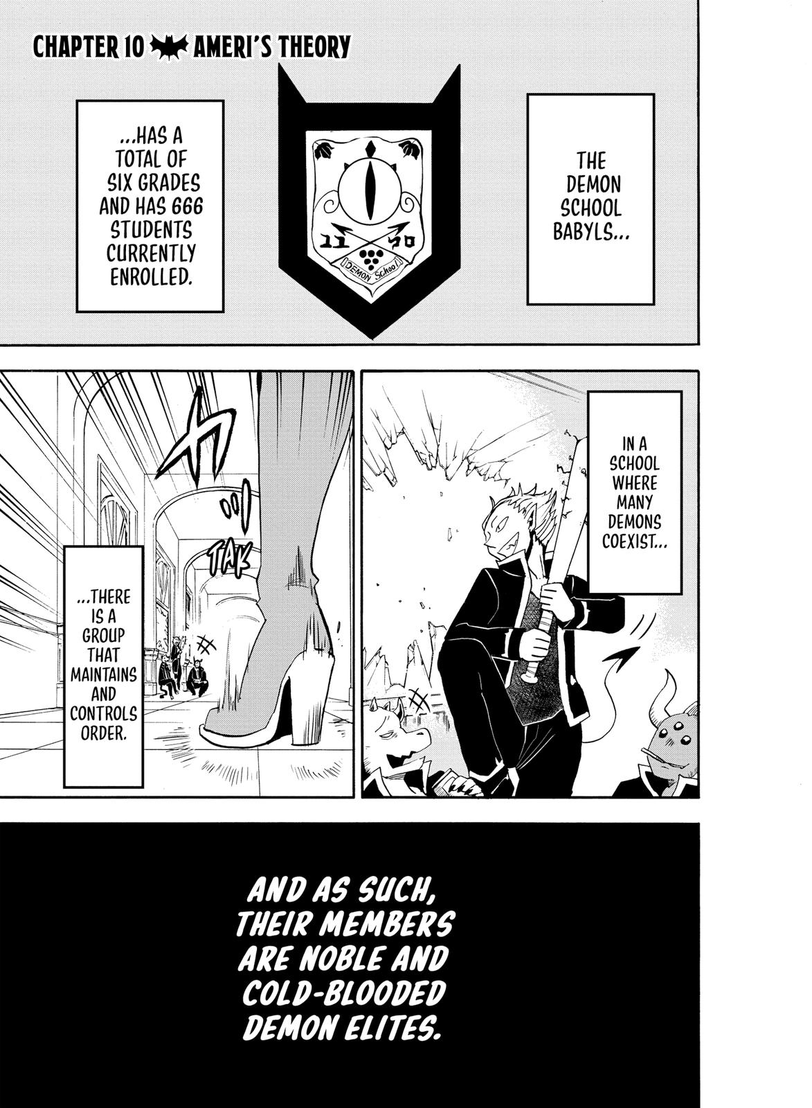 Welcome to Demon School! Iruma-kun Chapter 10 — page 1
