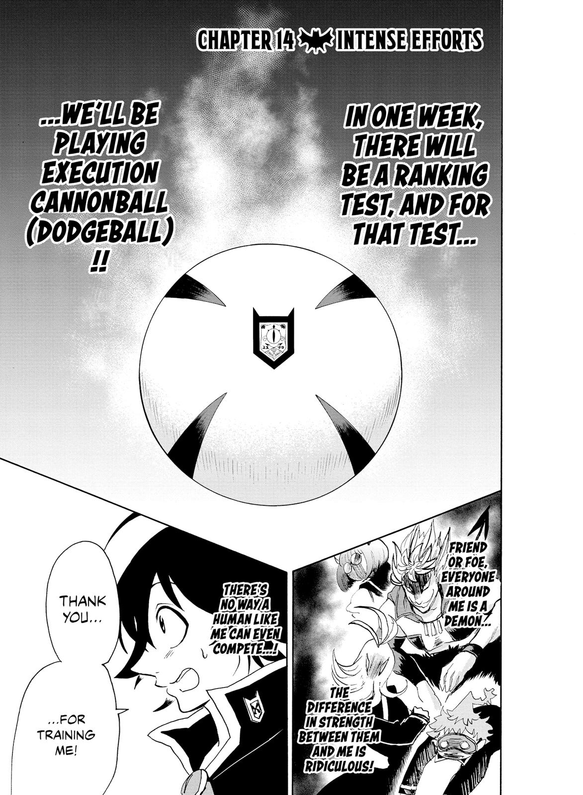 Welcome to Demon School! Iruma-kun Chapter 14 — page 1