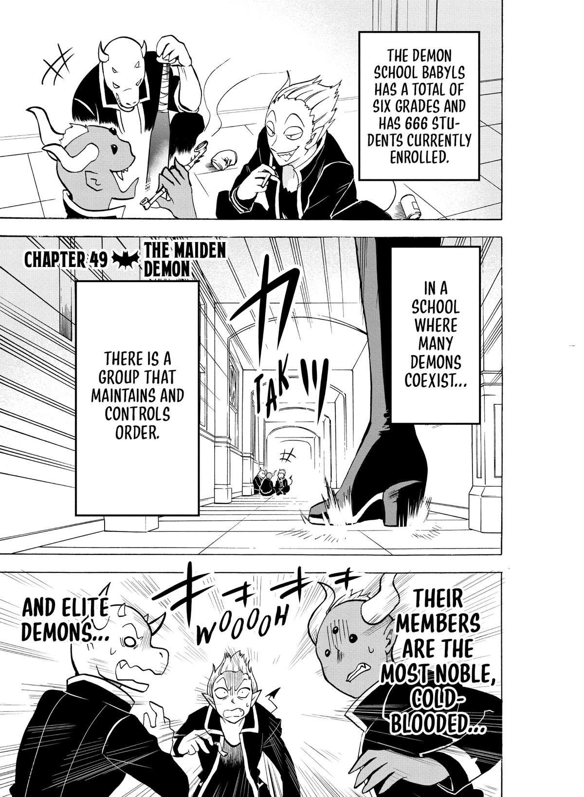 Welcome to Demon School! Iruma-kun Chapter 49 — page 1