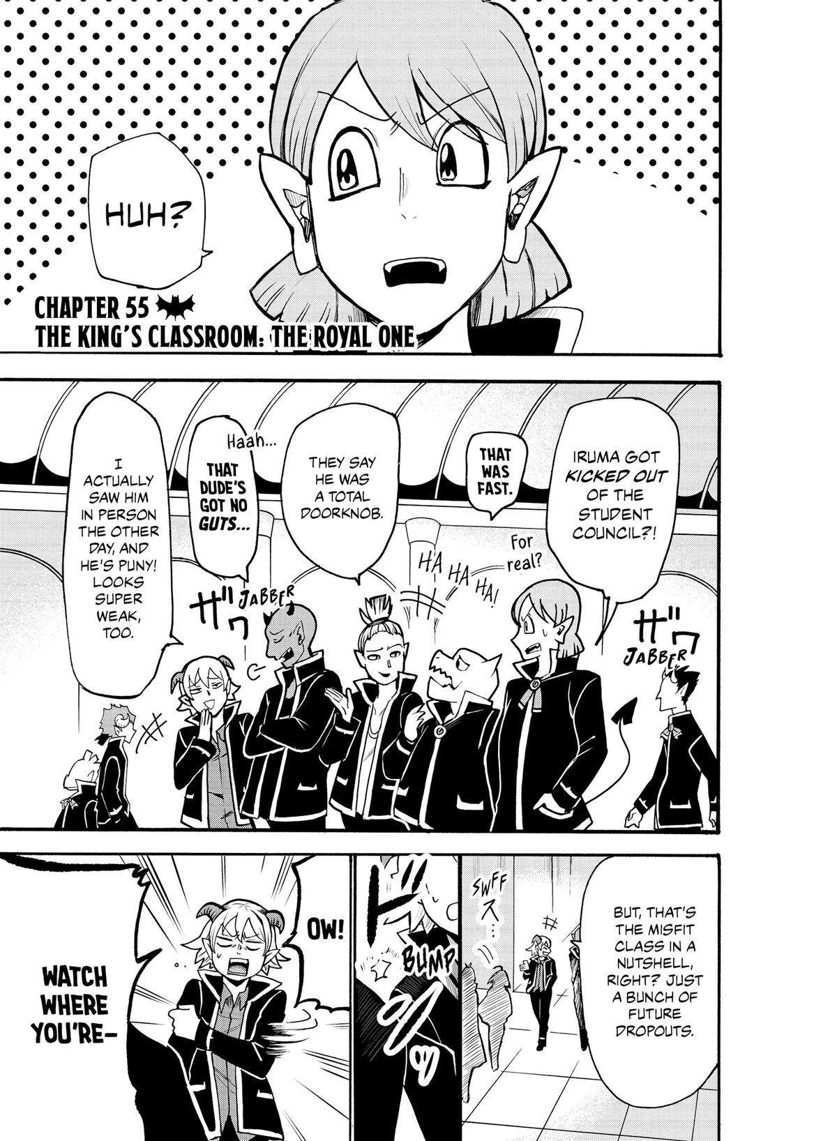 Welcome to Demon School! Iruma-kun Chapter 55 — page 1