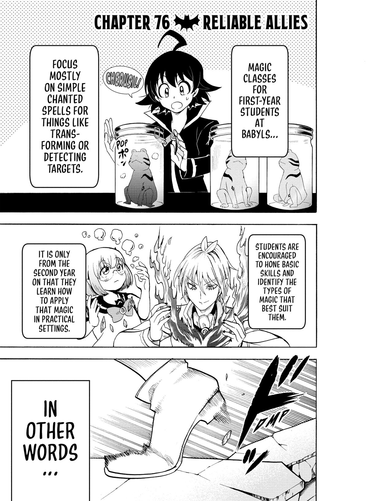 Welcome to Demon School! Iruma-kun Chapter 76 — page 1