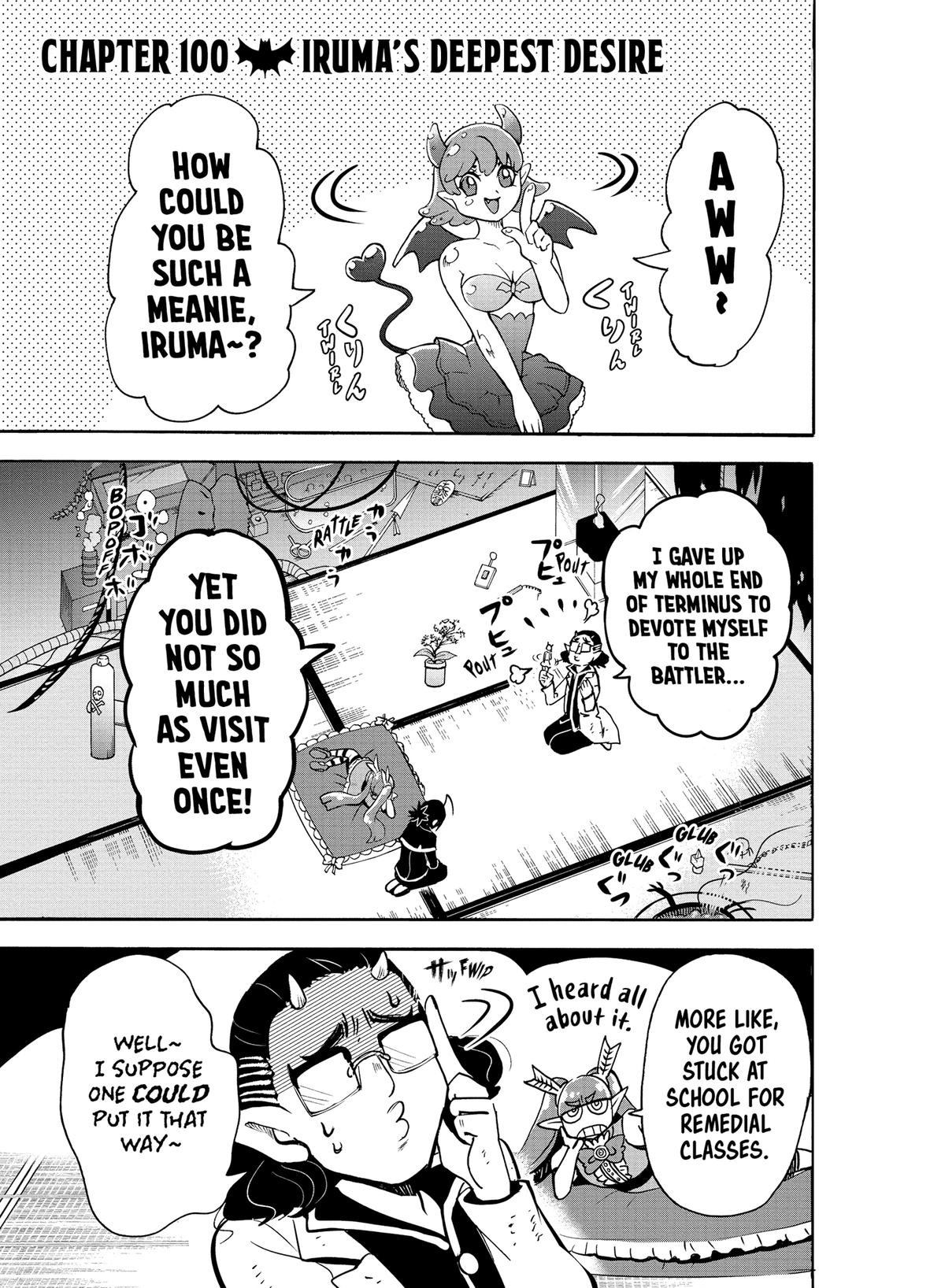 Welcome to Demon School! Iruma-kun Chapter 100 — page 1