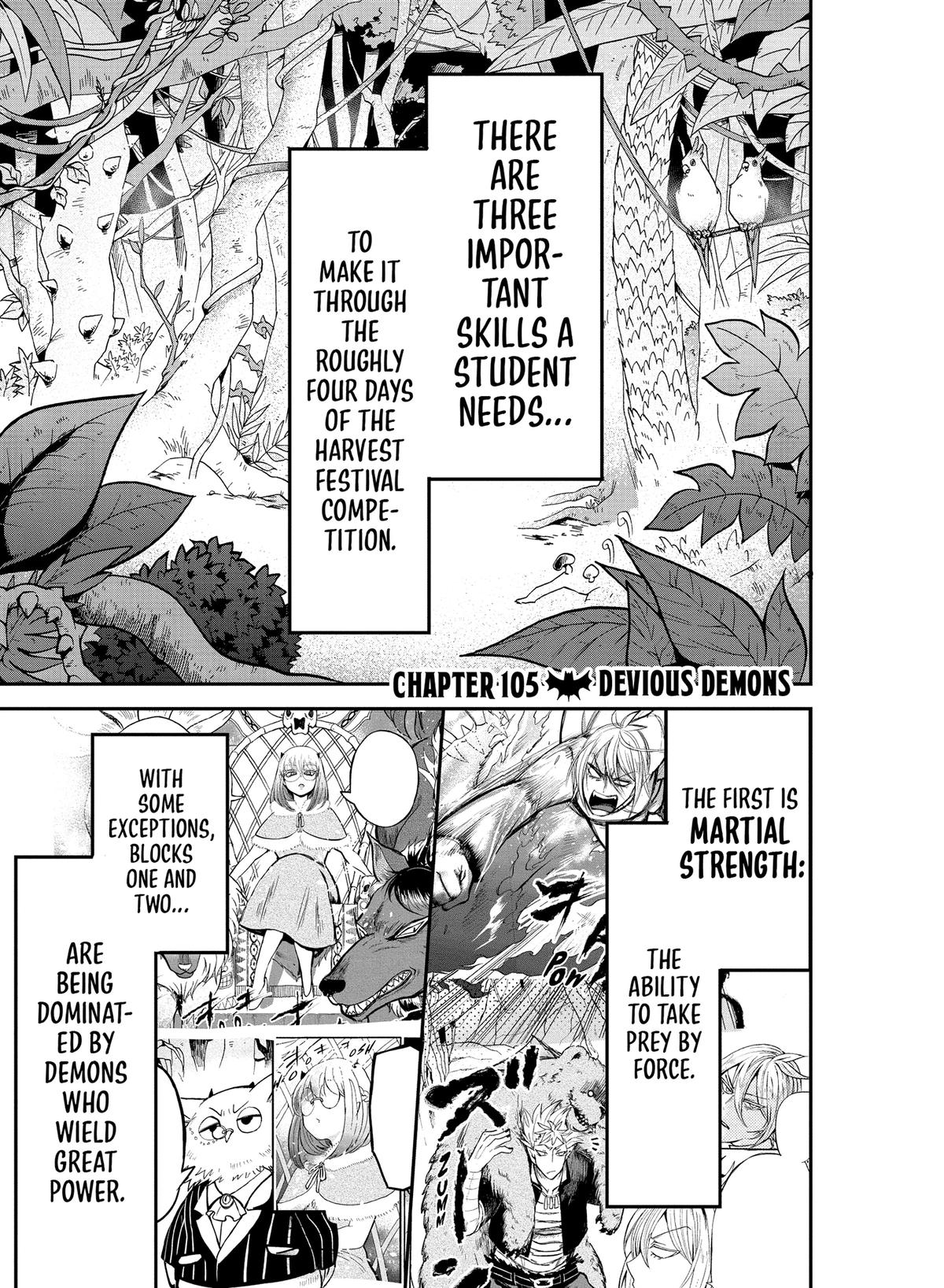 Welcome to Demon School! Iruma-kun Chapter 105 — page 1