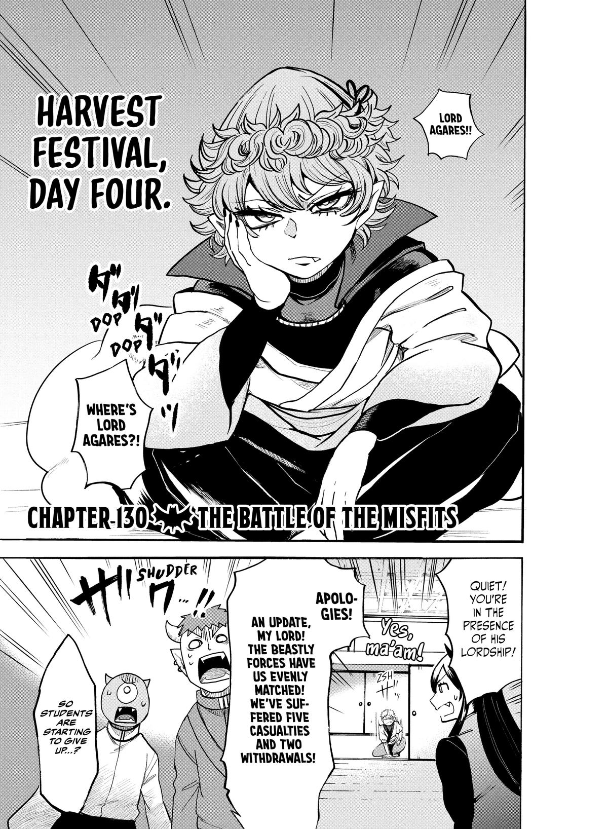 Welcome to Demon School! Iruma-kun Chapter 130 — page 1