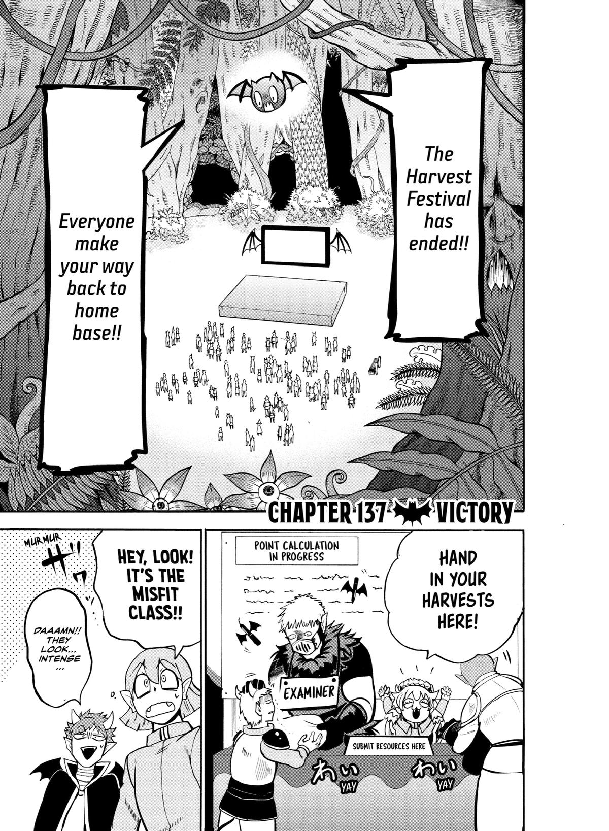 Welcome to Demon School! Iruma-kun Chapter 137 — page 1