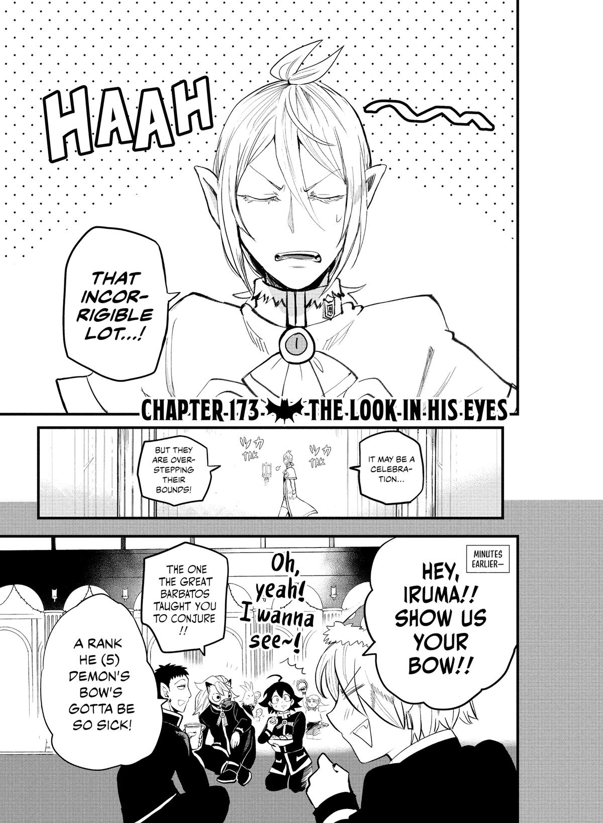 Welcome to Demon School! Iruma-kun Chapter 173 — page 1