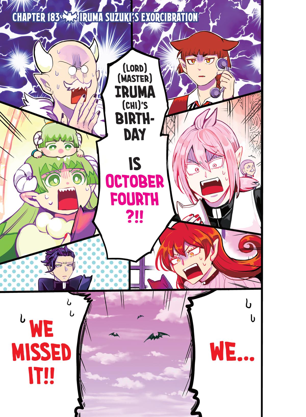 Welcome to Demon School! Iruma-kun Chapter 183 — page 1