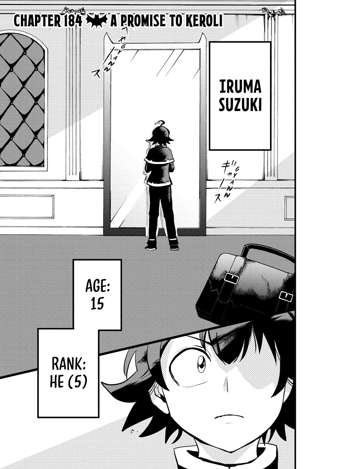 Welcome to Demon School! Iruma-kun Chapter 184 — page 1