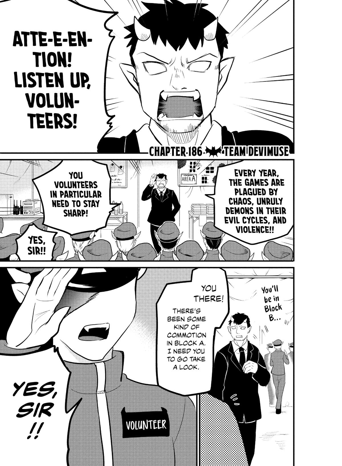 Welcome to Demon School! Iruma-kun Chapter 186 — page 1