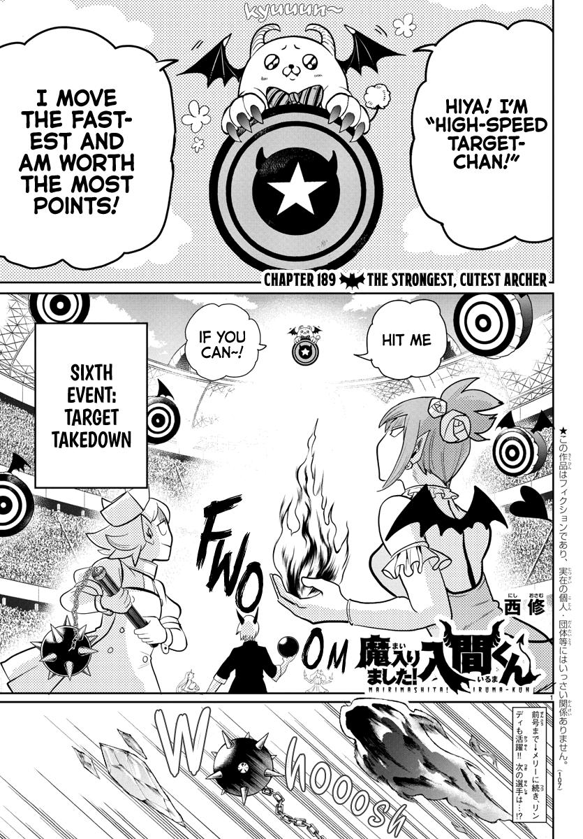Welcome to Demon School! Iruma-kun Chapter 189 — page 2