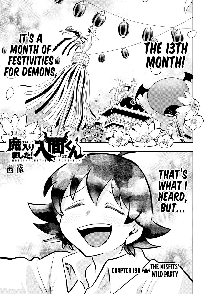 Welcome to Demon School! Iruma-kun Chapter 198 — page 1