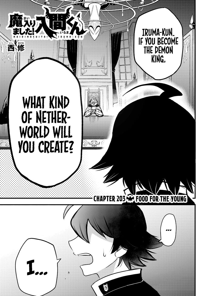 Welcome to Demon School! Iruma-kun Chapter 203 — page 1