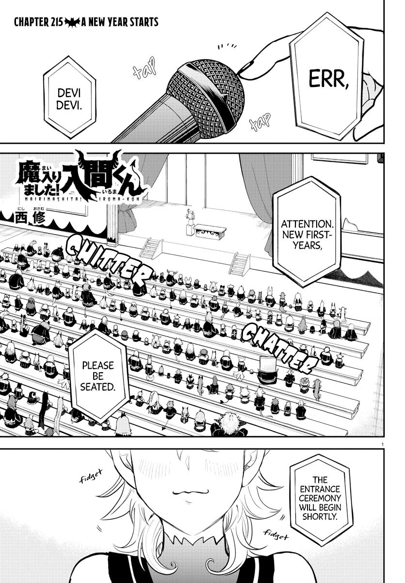 Welcome to Demon School! Iruma-kun Chapter 215 — page 1