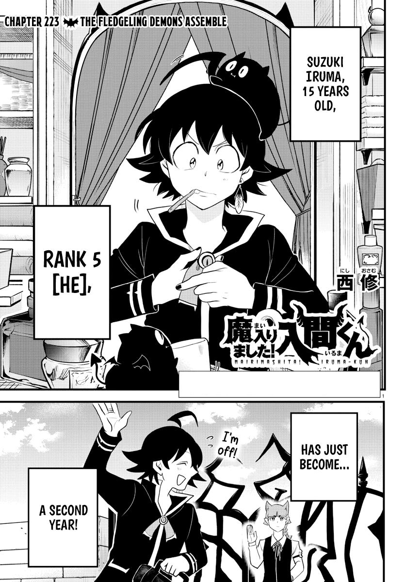 Welcome to Demon School! Iruma-kun Chapter 223 — page 1