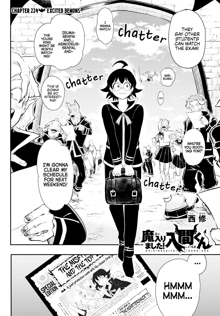 Welcome to Demon School! Iruma-kun Chapter 224 — page 2