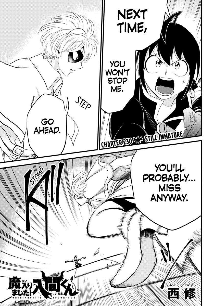 Welcome to Demon School! Iruma-kun Chapter 230 — page 1