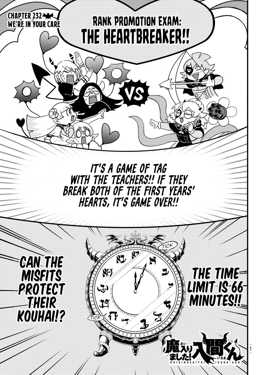 Welcome to Demon School! Iruma-kun Chapter 232 — page 1