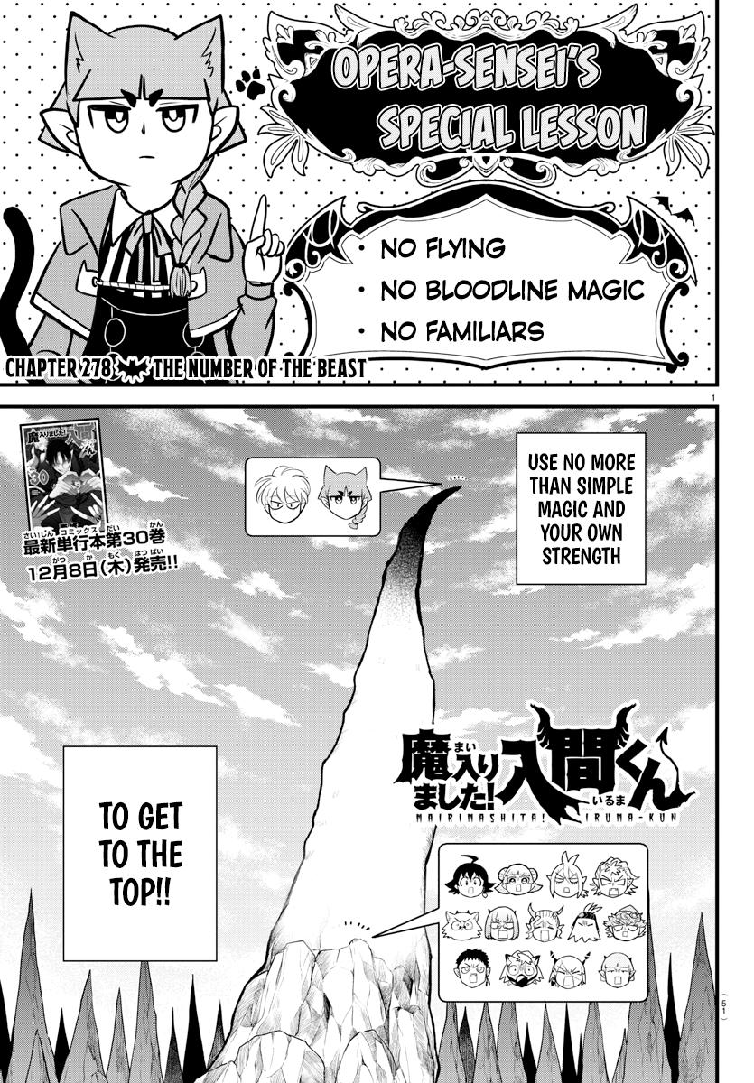 Welcome to Demon School! Iruma-kun Chapter 278 — page 1