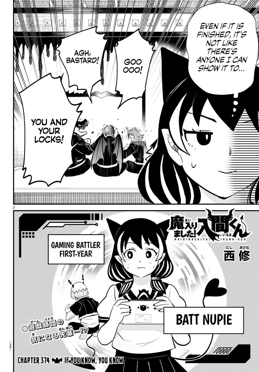Welcome to Demon School! Iruma-kun Chapter 374 — page 2