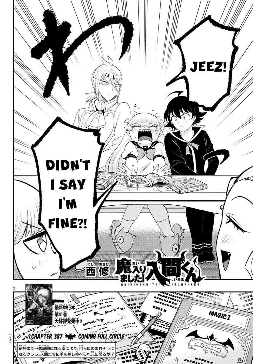 Welcome to Demon School! Iruma-kun Chapter 387 — page 2