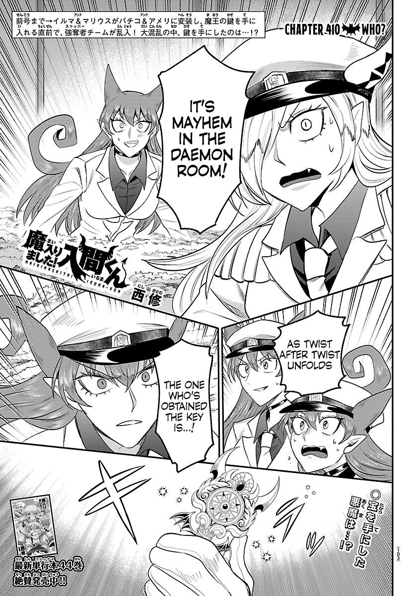 Welcome to Demon School! Iruma-kun Chapter 410 — page 1