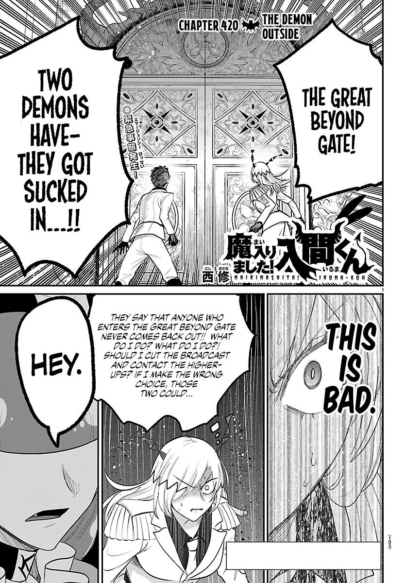 Welcome to Demon School! Iruma-kun Chapter 420 — page 1
