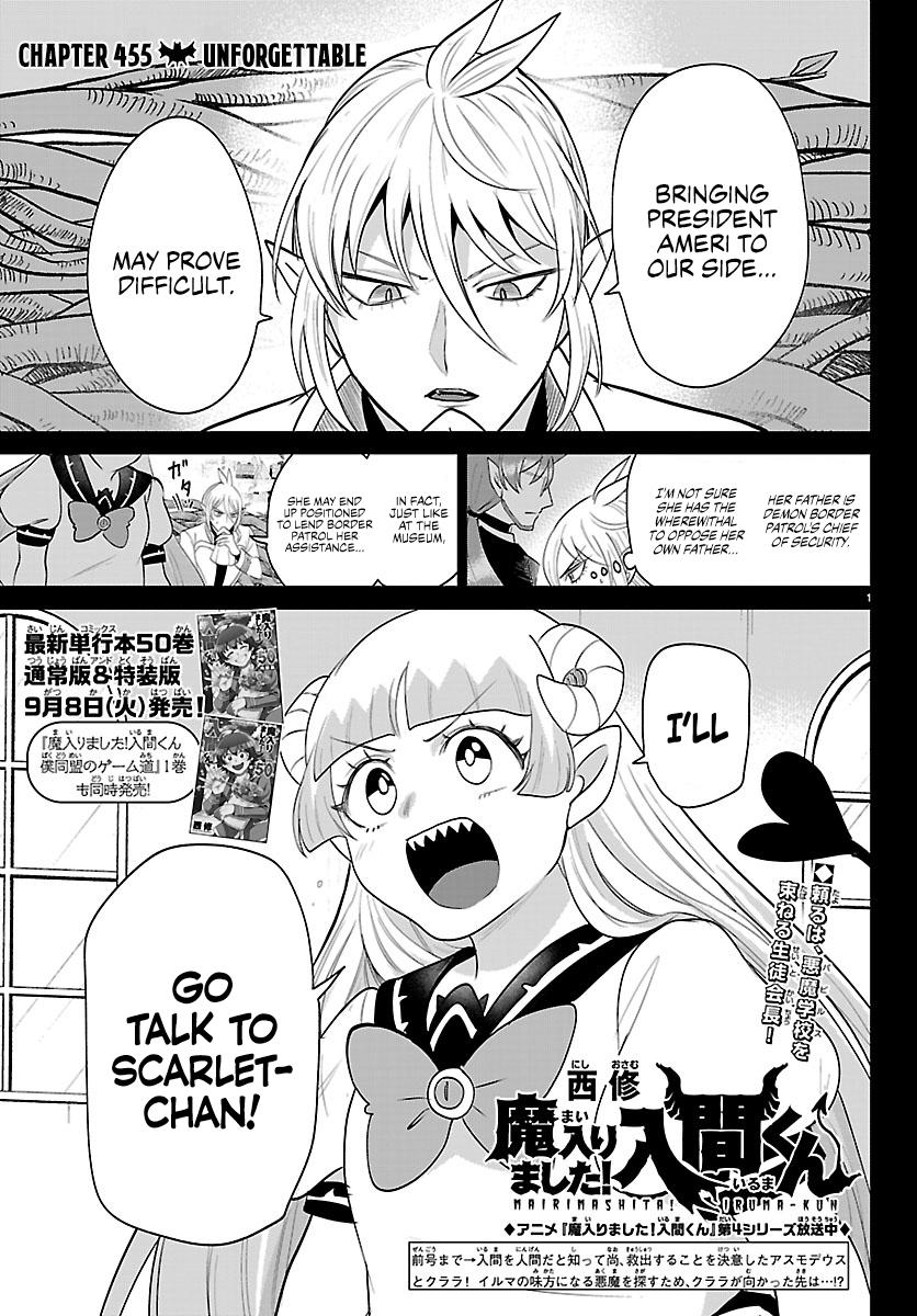 Welcome to Demon School! Iruma-kun Chapter 455 — page 1