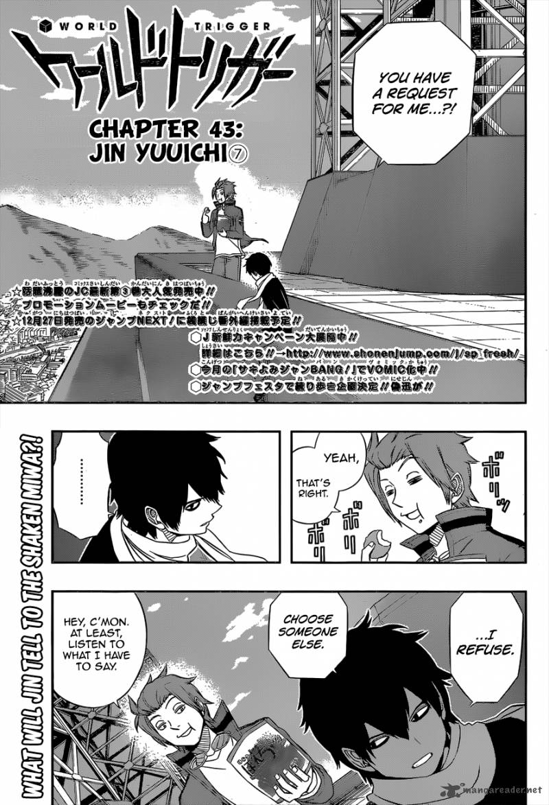 World Trigger Chapter 43 — page 1