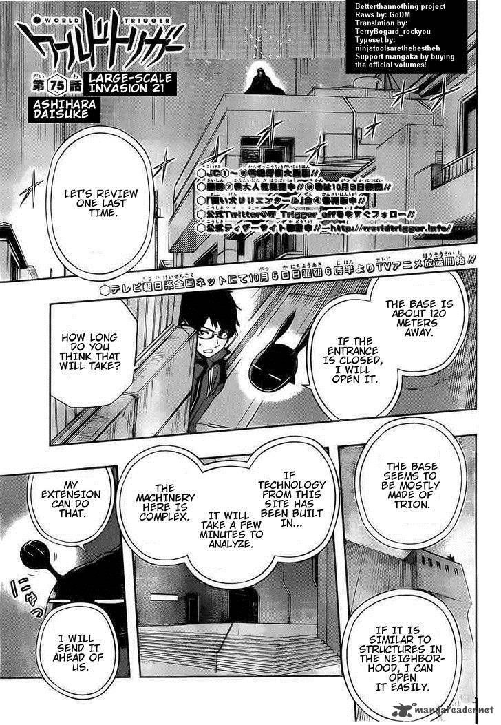 World Trigger Chapter 75 — page 1