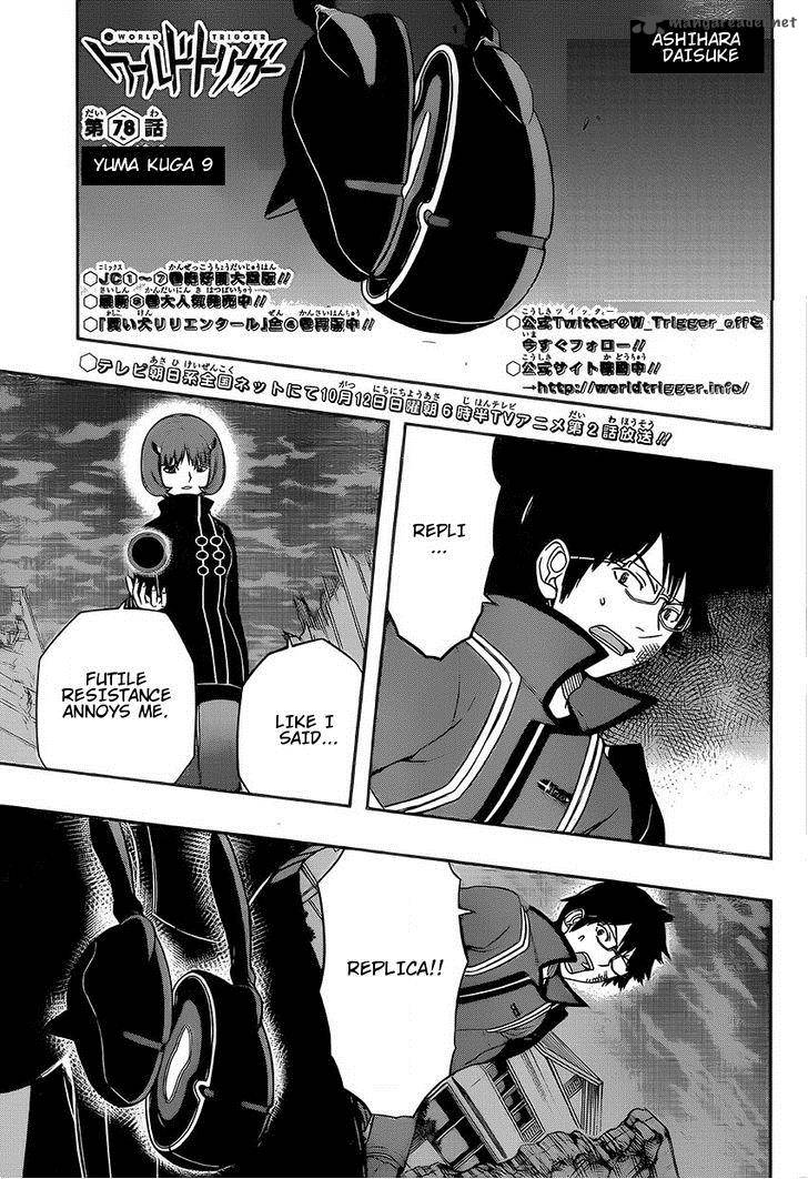 World Trigger Chapter 78 — page 1