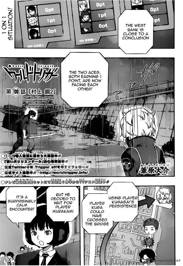 World Trigger Chapter 100 — page 1